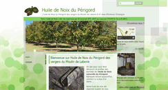 Desktop Screenshot of huile-de-noix-du-perigord.com